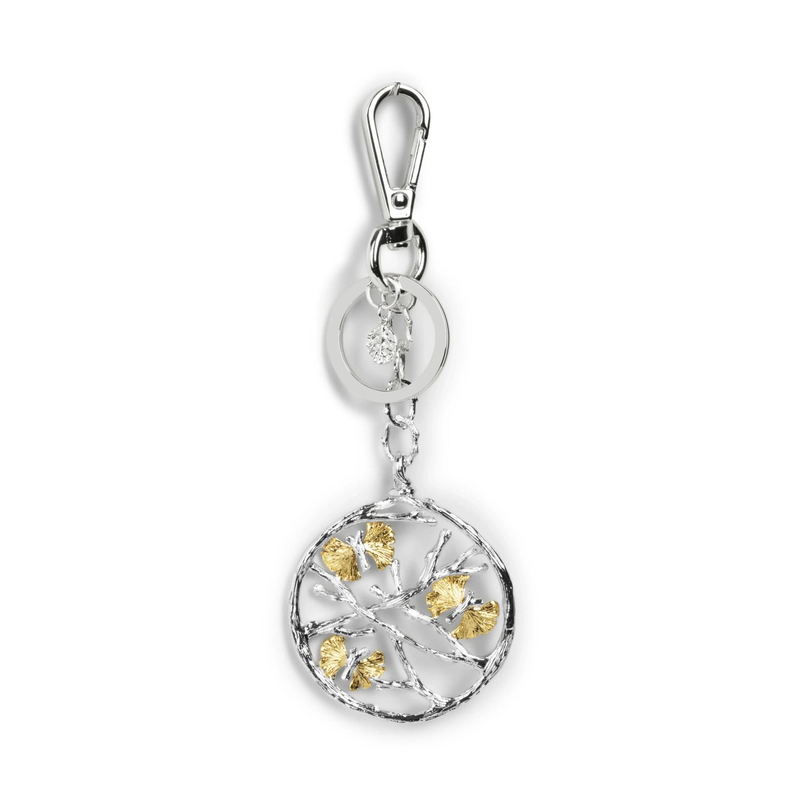 Michael Aram Butterfly Ginkgo Medallion Keychain