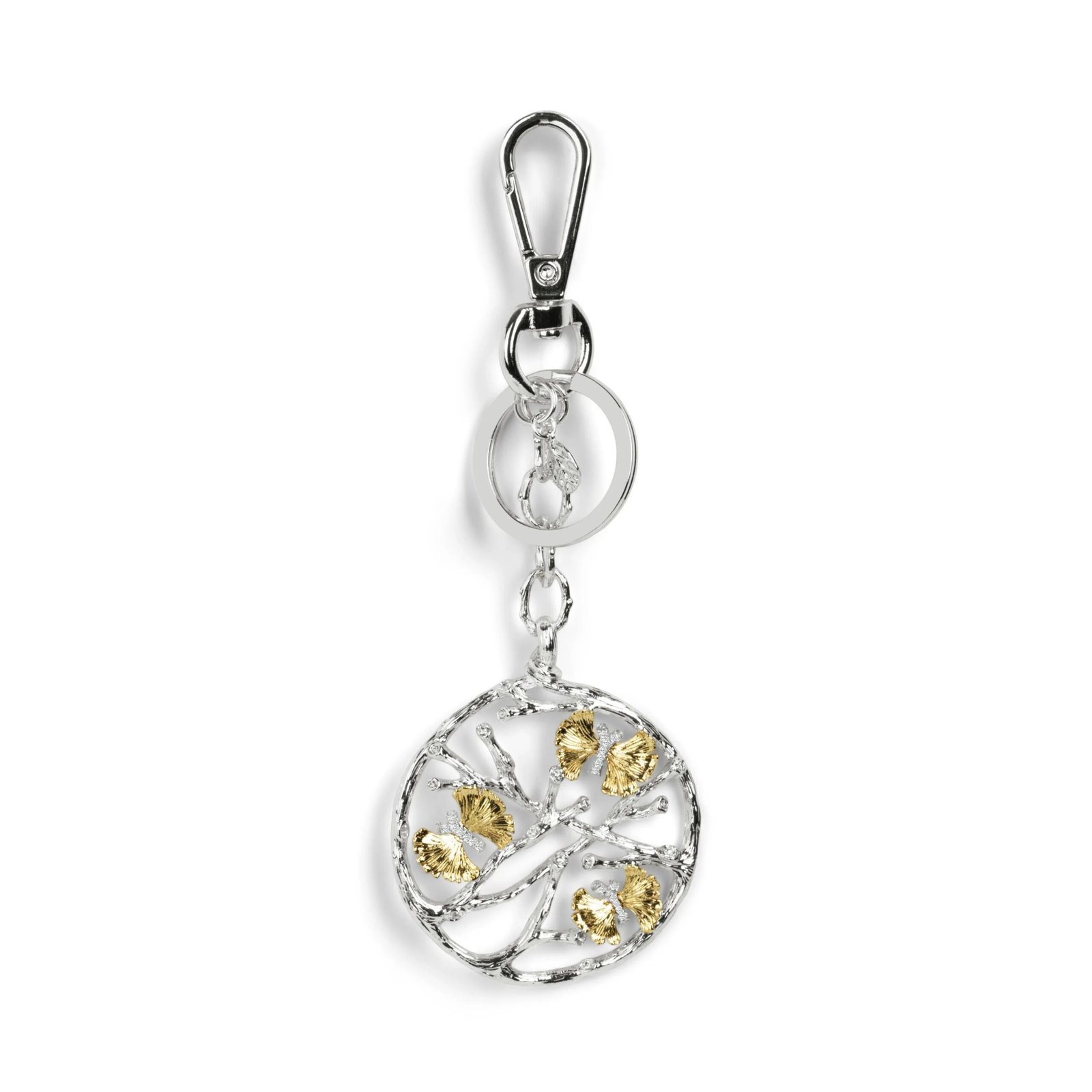 Michael Aram Butterfly Ginkgo Medallion Keychain - Image 3