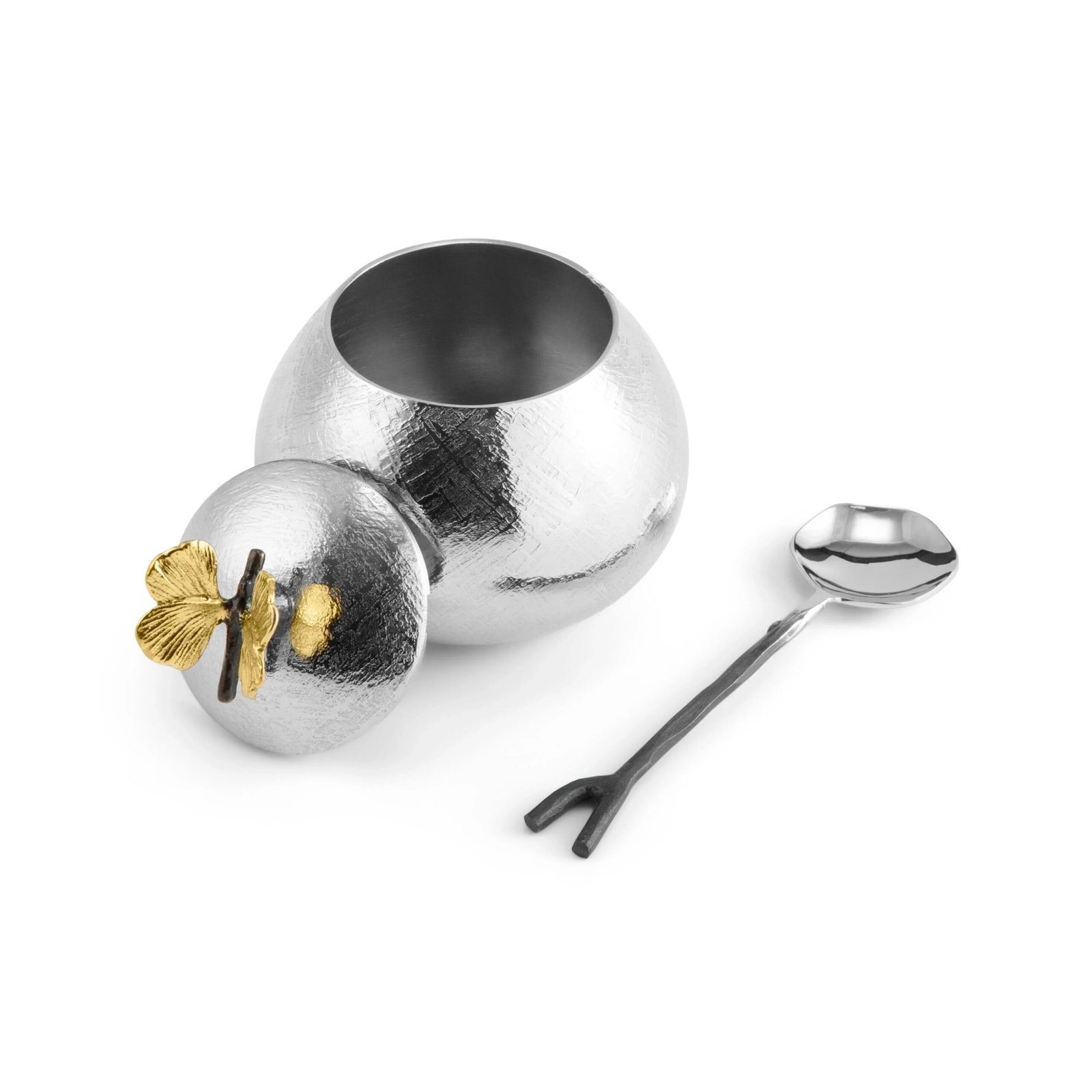 Michael Aram Butterfly Ginkgo Pot with Spoon - Image 4