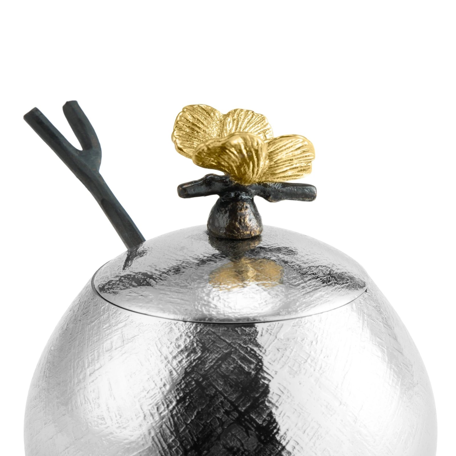 Michael Aram Butterfly Ginkgo Pot with Spoon - Image 3