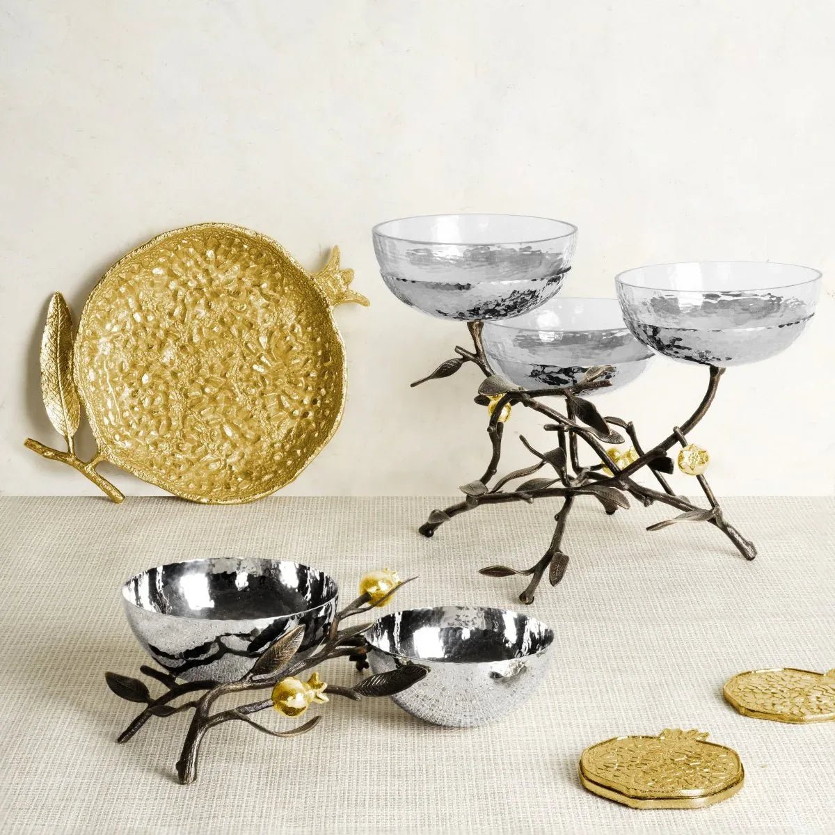 Michael Aram Pomegranate Double Dish - Image 5